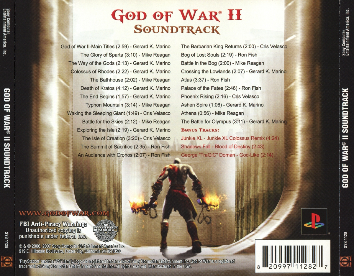 GOD OF WAR II SOUNDTRACK[輸入盤] God of War II Official Soundtrack (2007) MP3 - Download God